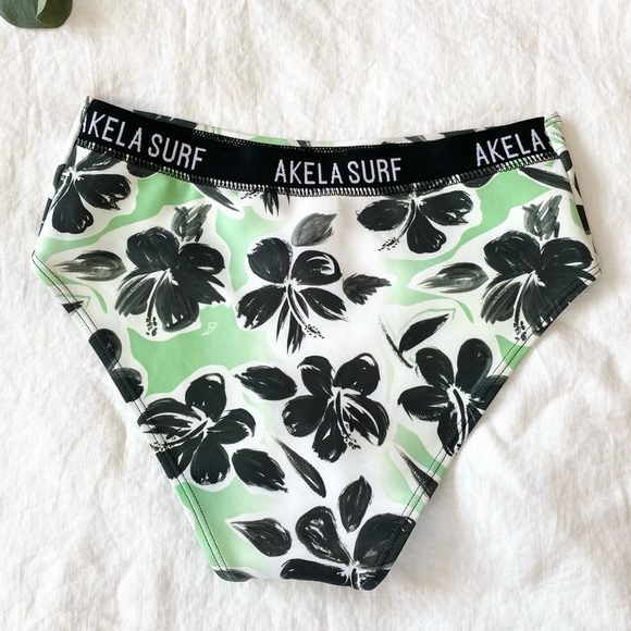 Akela Surf Marylin Neoprene Bikini Bottoms In Mint - Picture 2 of 9